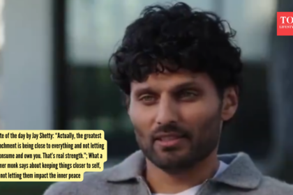 Quote of the day by Jay Shetty: “Actually, the greatest detachment is being close to everything and not letting it consume