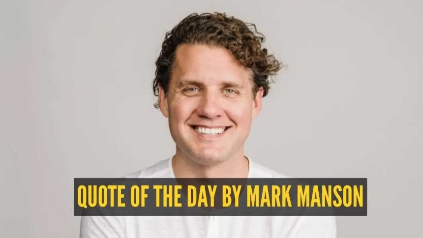Quote of the day by Mark Manson: “True love - that is, deep, abiding love that is impervious to emotional whims or fancy -
