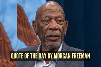 Quote of the day for children by Morgan Freeman: “If you live a life of make-believe, your life isn't worth anything until