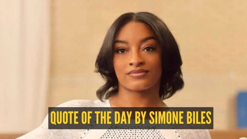Quote of the day for kids by Simone Biles: "Always work hard and have fun in what you do because I think that's when you're..