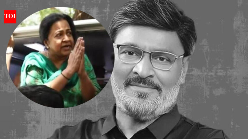 Radhika Sarathkumar pleads to the media for privacy as K Bhagyaraj's mortal remains brought home for public homage