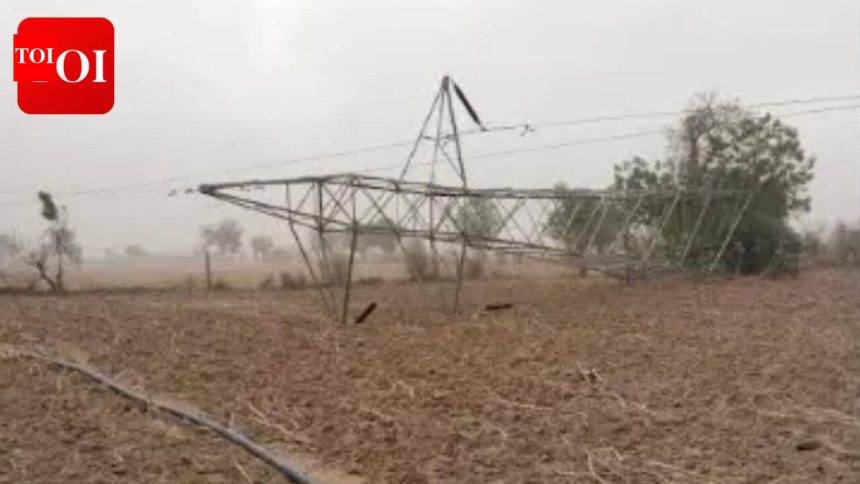 Rajasthan dust storms cause crore-rupee damage to Jodhpur DISCOM power infrastructure