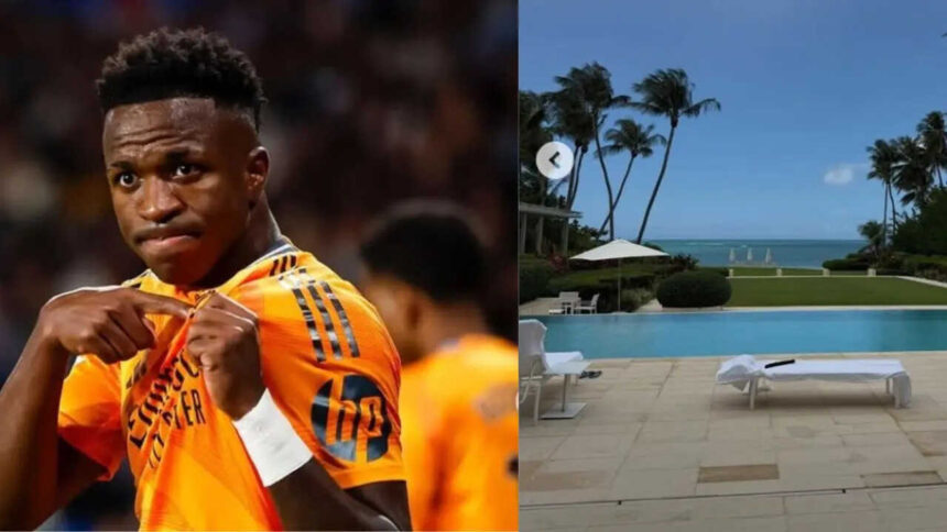 Real Madrid star Vinícius Júnior’s ₹64 crore-worth mansion is packed with a private cinema, two swimming pools and a fo