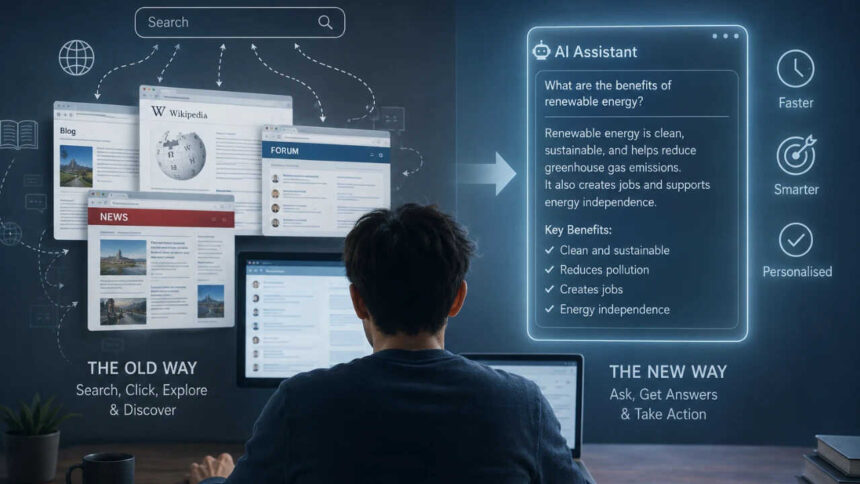 Remember the internet of endless tabs and rabbit holes? How AI is changing the web we grew up with