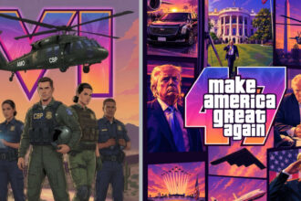 Rockstar Games' two-word response after White House, Trump officials use GTA 6-style poster