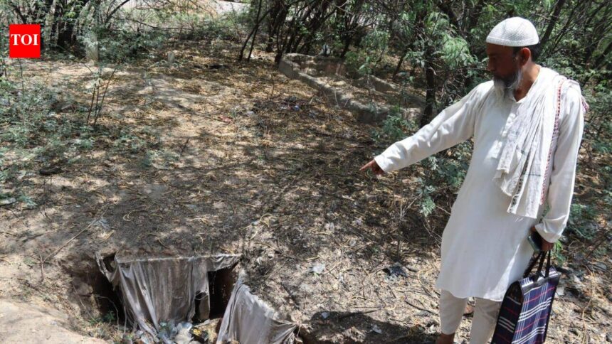 Rs 100 each: ‘Is this worth of our dead,’ Mathura villagers ask after JCB damages 9 graves