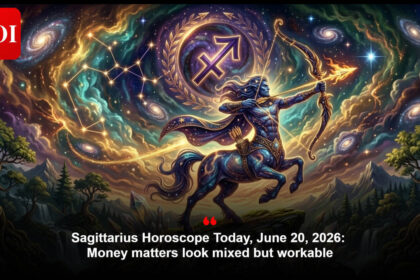Sagittarius Horoscope Today, June 20, 2026: Money matters look mixed but workable