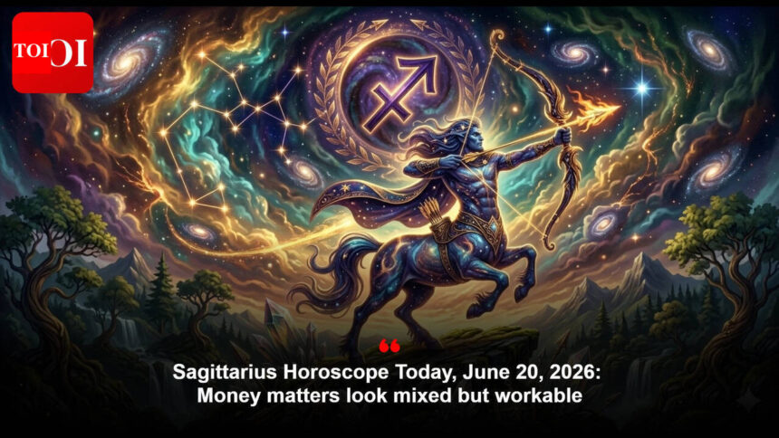 Sagittarius Horoscope Today, June 20, 2026: Money matters look mixed but workable