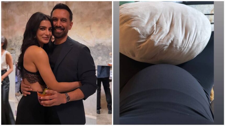 Samantha Ruth Prabhu flaunts baby bump with a cheeky note