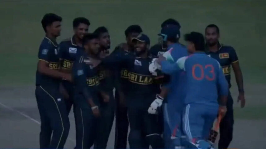 Sooryavanshi clashes with Sri Lanka players after India A defeat - Watch
