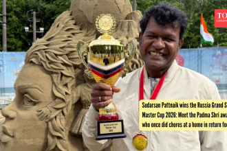 Sudarsan Pattnaik wins the Russia Grand Sand Master Cup 2026: Meet the Padma Shri awardee, who once did chores at a home in r
