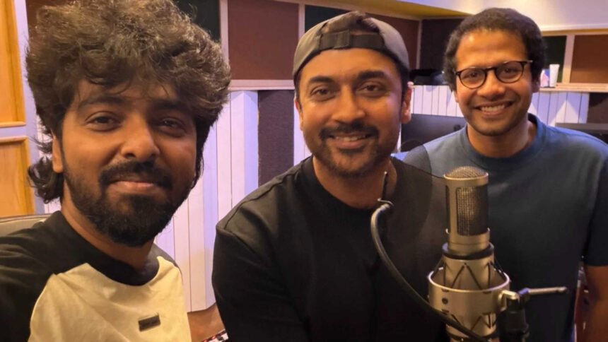 Suriya turns singer in GV Prakash's music for 'Vishwanath and Sons'