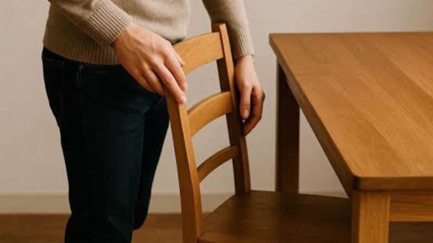 The hidden psychology behind people who always push their chair back after leaving