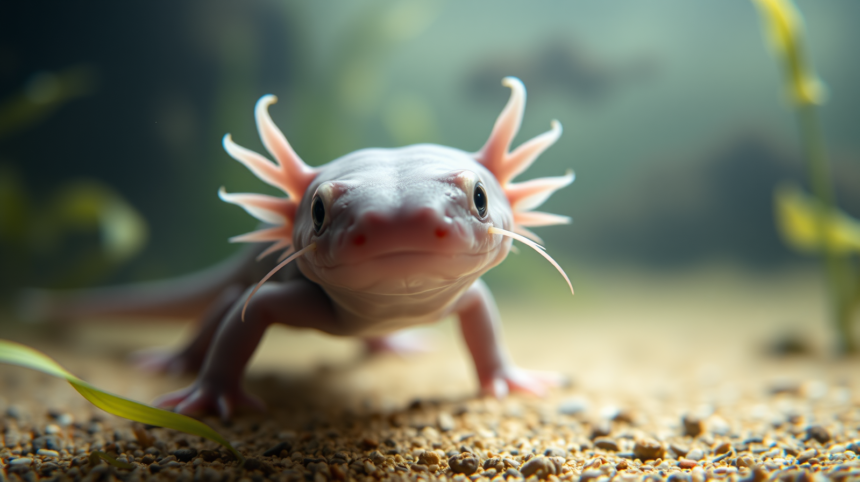 The smiling salamander that can regrow its brain, heart and limbs; scientists think its secrets could help transform human me