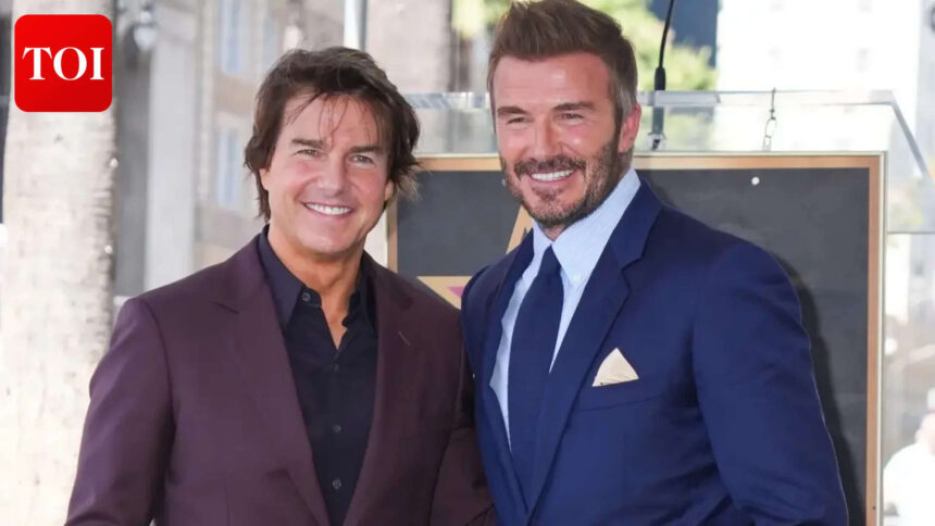 Tom Cruise hails David Beckham: 'His is a Hollywood story' - WATCH