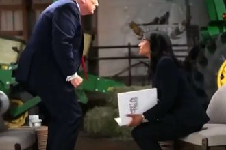 Trump walks out of interview after being pressed for evidence of how Biden rigged 2020 election