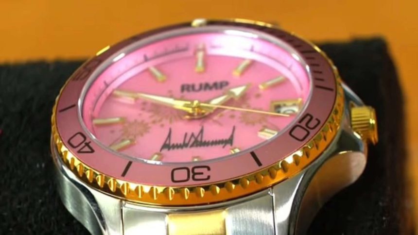 Trump Watch Misprinted 'Rump': couple’s $640 gift arrives with typo; firm offers $800 card