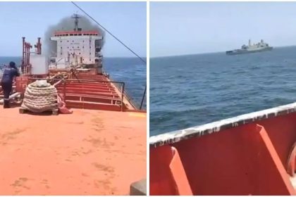 US sanctioned vessel catches fire, 24 Indian crew members evacuated