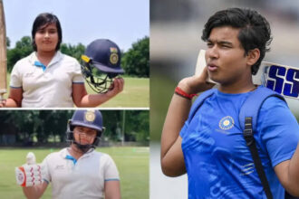 Vaibhav Sooryavanshi's 10-year-old younger brother Aashirwad Sooryavanshi slams century