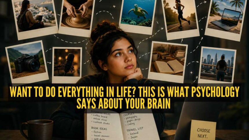 Want to do everything in life? This is what Psychology says about your brain