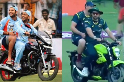 Watch: Australia players recreate Dhoni-Yuvraj's iconic bike celebration