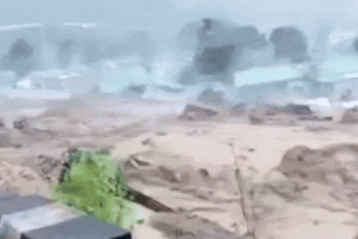 Watch: Flash floods ravage Arunachal; IAF, SDRF lead rescue ops as homes, bridges washed away