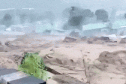 Watch: Flash floods ravage Arunachal; IAF, SDRF lead rescue ops as homes, bridges washed away