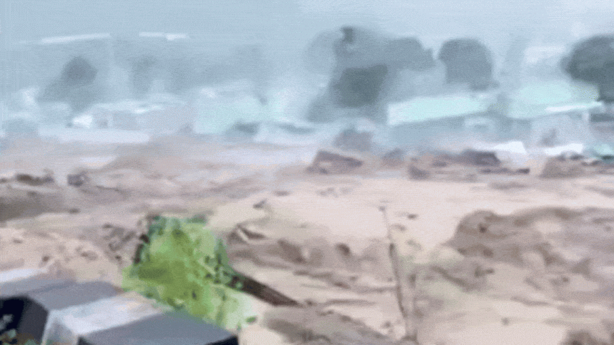 Watch: Flash floods ravage Arunachal; IAF, SDRF lead rescue ops as homes, bridges washed away
