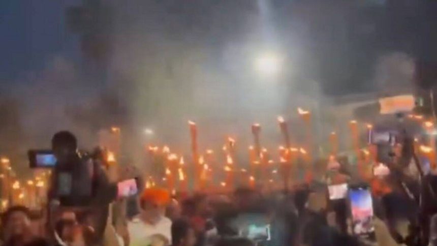Watch: Hindus protest alleged desecration of Lord Ram photo by Islamist groups