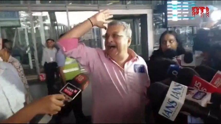 Watch: TMC MP Kalyan Banerjee heckled with 'Chor Chor' chants at Kolkata airport; loses cool