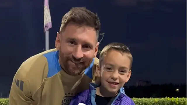 Watch: Young fan teaches Messi a new celebration after historic WC hat-trick