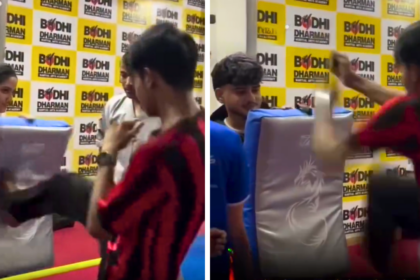 What this boy did during martial arts training in an Indian school is winning hearts online; many say it is great upbringing: