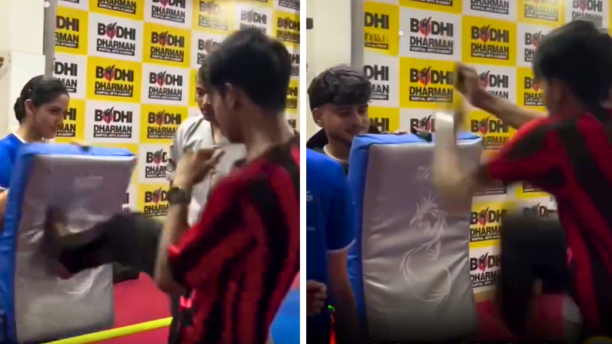 What this boy did during martial arts training in an Indian school is winning hearts online; many say it is great upbringing: