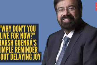 "Why don't you live for now?" Harsh Goenka's simple reminder about delaying joy