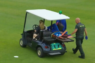 Worrying sight for India: Star spinner stretchered off after ankle injury