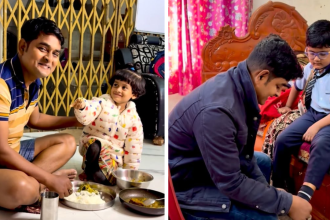 “You cannot raise two children alone”: How Suvendu Sarkar who never got a parent’s love became both mother and father t