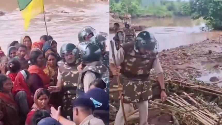 15-day protest against Ken-Betwa project in MP ends abruptly as police clear agitation site