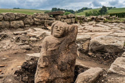 1,600-year-old Roman guardian spirit found beneath ancient fort in northern England