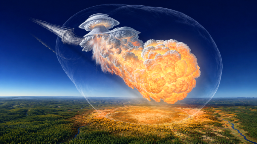 80 million trees were wiped out in seconds in Siberia after a space rock explosion more powerful than the Hiroshima bomb, but