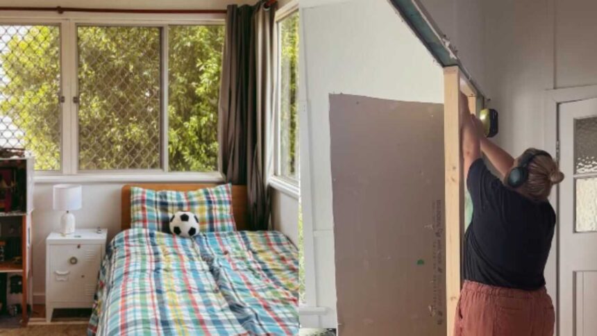 A homeowner turned her son's bedroom into a spacious new kitchen, and the unconventional renovation helped her save nearly $2
