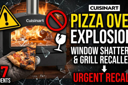 A pizza oven window shattered in 37 reported incidents, Cuisinart is recalling the entire grill