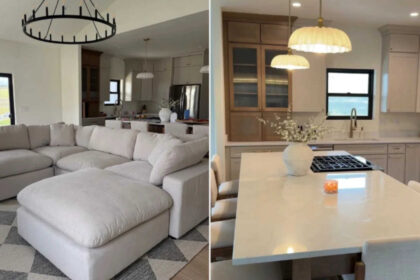 After years of living in a trailer, a couple self-built their 3,600-square-foot home for $410K