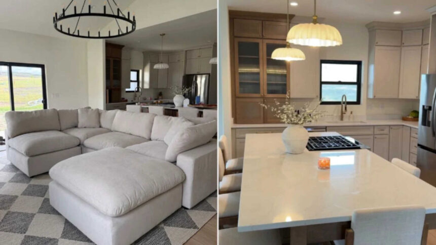 After years of living in a trailer, a couple self-built their 3,600-square-foot home for $410K
