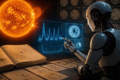 AI reads a century of Sun sketches to uncover hidden patterns in solar activity