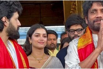 Akhil Akkineni visits Tirumala ahead of 'Lenin' release