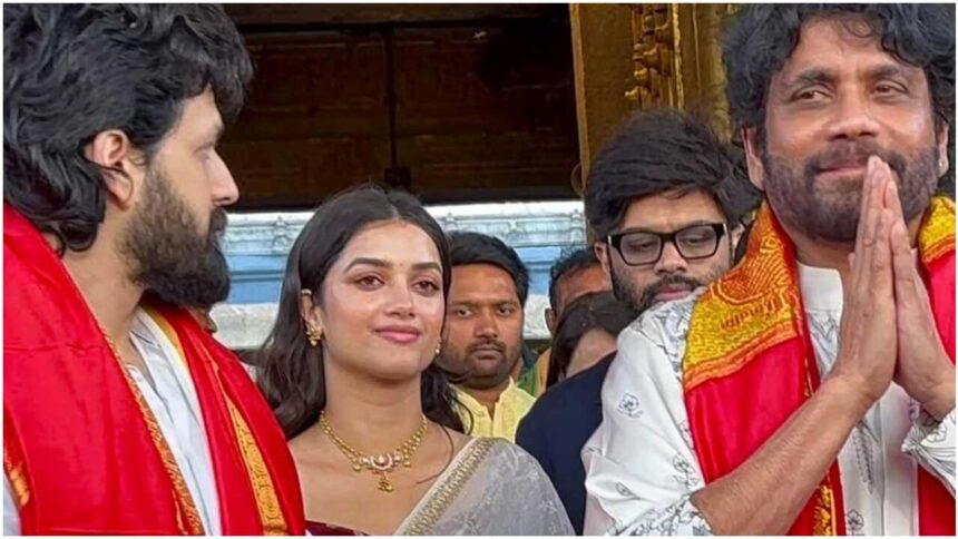 Akhil Akkineni visits Tirumala ahead of 'Lenin' release
