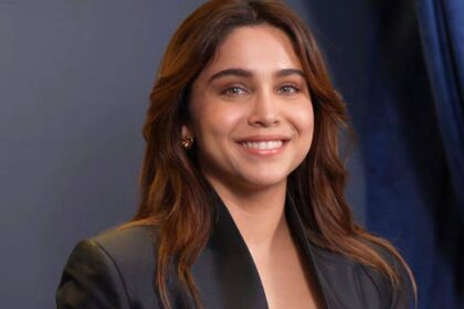 'Alpha' star Sharvari turns up the glam in an all-black look with a price tag of Rs 2.20 lakh