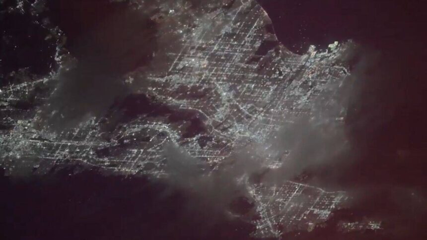 America's 250th birthday seen from space: Nasa shares stunning ISS footage of Los Angeles fireworks