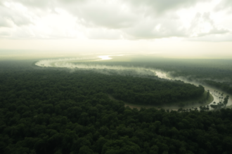 An invisible river above the Amazon carries enough water to equal 14 Mississippis, but scientists fear it could disappear