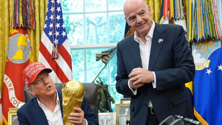 Balogun red-card row: FIFA prez Infantino faces IOC ethics complaint over Trump lobbying